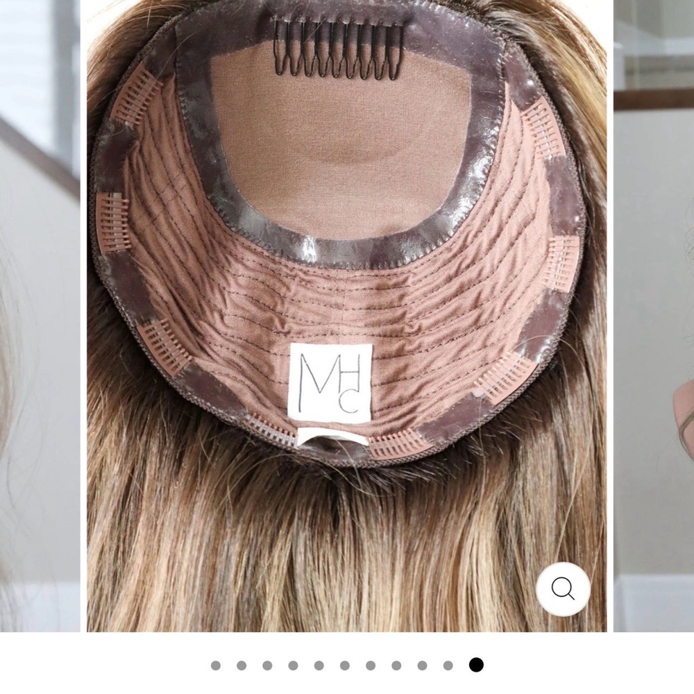 Madison Hair Collection 24" Silk Hair Topper 9"x9" Large Base NEW PICS ADDED - Picture 3 of 17